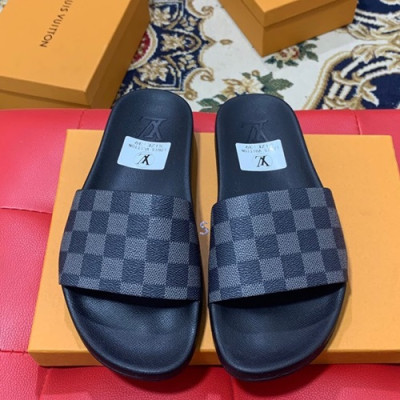 Louis Vuitton 2019 Mm/Wm Slipper - 루이비통 2019 남여공용 슬리퍼 LOUS0077,Size(225 - 280).블랙