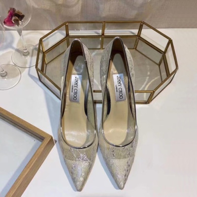 Jimmy Choo 2019 Ladies Lace Pumps High Heel - 지미츄 2019 여성용 레이스 펌프스 하이힐 ,JIMS0048.Size(215 - 250).베이지