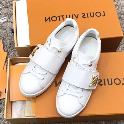 Louis Vuitton 2019 Ladies Leather Sneakers - 루이비통 2019 여성용 레더 스니커즈 LOUS0083.Size(225 - 245),화이트