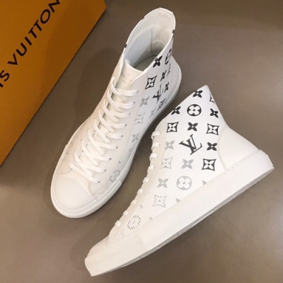 Louis vuitton 2019 Mens Leather Sneakers  - 루이비통 2019 남성용 레더 스니커즈 LOUS0111,Size(240 - 270).화이트