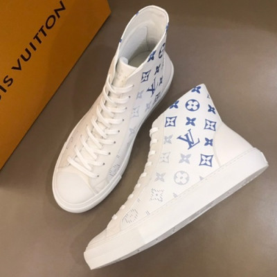 Louis vuitton 2019 Mens Leather Sneakers  - 루이비통 2019 남성용 레더 스니커즈 LOUS0113,Size(240 - 270).화이트