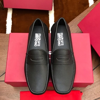 Ferragamo 2019 Mens Leather Loafer - 페라가모 2019 남성용 레더 로퍼 FGMS0021,Size(240 - 275).블랙