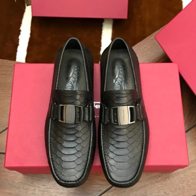 Ferragamo 2019 Mens Leather Loafer - 페라가모 2019 남성용 레더 로퍼 FGMS0027,Size(240 - 270).블랙