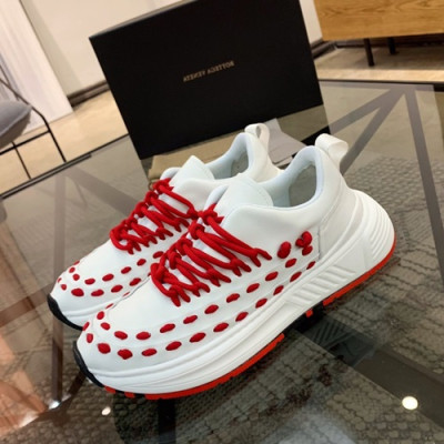 Bottega Veneta 2019 Mens Leather Running Shoes - 보테가베네타 2019 남성용 레더 런닝 슈즈, BVS0004.Size(240 - 270).화이트