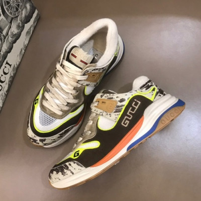 Gucci 2019 Mm/Wm Leather Running Shoes - 구찌 2019 남여공용 레더 런닝슈즈 GUCS0165,Size(225 - 280).아이보리+화이트