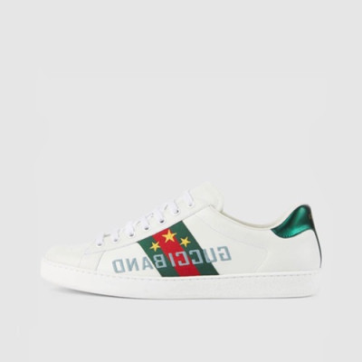 Gucci 2019 Mm/Wm Leather Sneakers - 구찌 2019 남여공용 레더 스니커즈 GUCS0170,Size(225 - 270).화이트