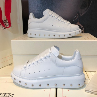 Alexander McQueen 2019 Mm/Wm Oversol Sneakers - 알렉산더맥퀸 2019 남여공용 오버솔 스니커즈 AMQS0032.Size(225 - 270).화이트