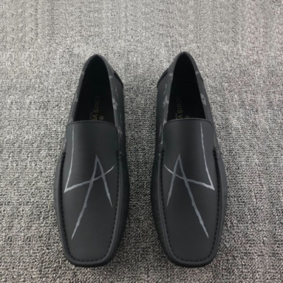 Louis vuitton 2019 Mens Leather Loafer  - 루이비통 2019 남성용 레더 로퍼 LOUS0153,Size(245 - 265).블랙