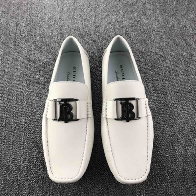 Burberry 2019 Mens Leather Loafer  - 버버리 2019 남성용 레더 로퍼 BURS0010,Size(245 - 265).화이트