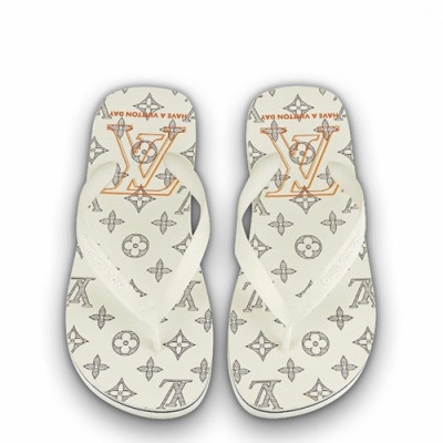 Louis Vuitton 2019 Mens Slipper - 루이비통 2019 남성용 슬리퍼 LOUS0156,Size(240 - 275).화이트