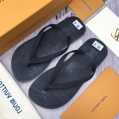 Louis Vuitton 2019 Mens Slipper - 루이비통 2019 남성용 슬리퍼 LOUS0157,Size(240 - 275).블랙