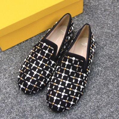 Giuseppe Zanoti 2019 Mm / Wm Velvet Slip On - 쥬세페자노티 2019 남여공용 벨벳 슬립온 GZS0017.Size,(220 - 270),블랙