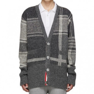 Thom Browne 2019 Mens Strap V-neck Cardigan - 톰브라운 2019 남성 스트랩 브이넥 가디건 Thom09x.Size(m - xl).그레이