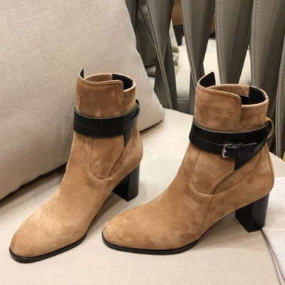 [매장판]Hermes  2019 Ladies High Heel Ankle Boots - 에르메스 2019 여성용 하이힐 앵글 부츠 HERS0190,Size(225-250),베이지