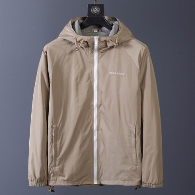 Burberry 2019 Mens Logo Casual Windproof Jacket - 버버리 2019 남성 로고 캐쥬얼 방풍자켓 Bur0880x.Size(m - 3xl).베이지