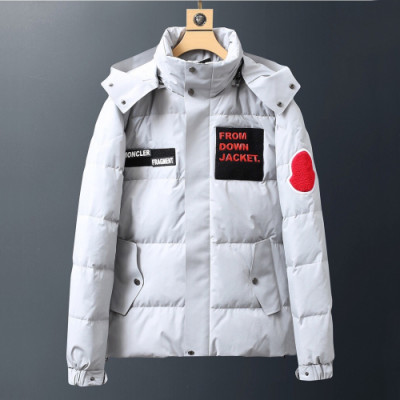 Moncler 2019 Mens Patch Logo Modern Down Padding - 몽클레어 2019 남성 패치 로고 모던 다운 패딩 Moc0585x.Size(m - 2xl).그레이