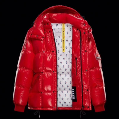 Moncler 2019 Mm/Wm Patch Logo Modern Down Padding - 몽클레어 2019 남자 패치 로고 모던 다운 패딩 Moc0611x.Size(m - 3xl).레드