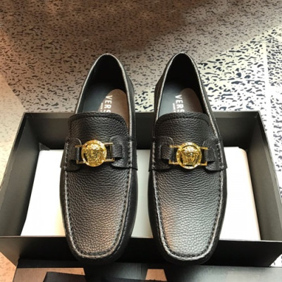 Versace 2019 Mens Leather Loafer - 베르사체 2019 남성용 레더 로퍼 VERS0015.Size (240 - 270).블랙