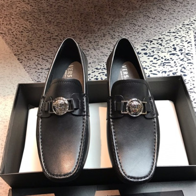 Versace 2019 Mens Leather Loafer - 베르사체 2019 남성용 레더 로퍼 VERS0018.Size (240 - 270).블랙