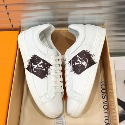 Louis Vuitton 2019 Mm / Wm Leather Sneakers - 루이비통 2019 남여공용 레더 스니커즈 LOUS0205.Size(225 - 270),화이트