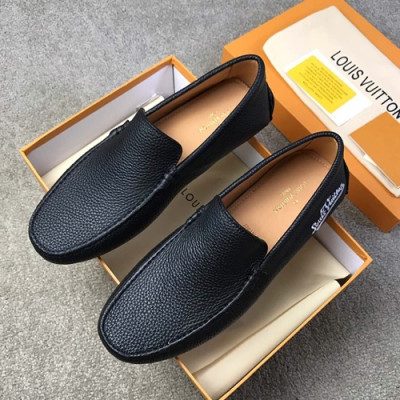 Louis vuitton 2019 Mens Leather Loafer  - 루이비통 2019 남성용 레더 로퍼 LOUS0212,Size(240 - 270).블랙