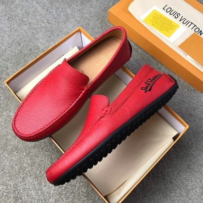 Louis vuitton 2019 Mens Leather Loafer  - 루이비통 2019 남성용 레더 로퍼 LOUS0214,Size(240 - 270).레드