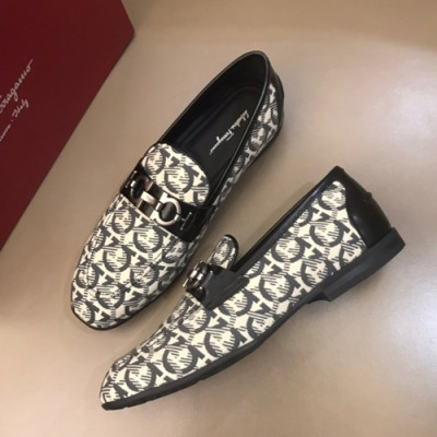 Ferragamo 2019 Mens Leather Loafer - 페라가모 2019 남성용 레더 로퍼 FGMS0063,Size(240 - 265).베이지