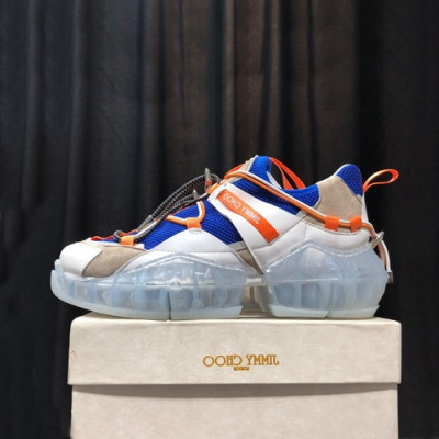 Jimmy Choo 2019 Ladies Sneakers - 지미츄 2019 여성용 스니커즈, JIMS0067,Size(220 - 255),화이트+블루