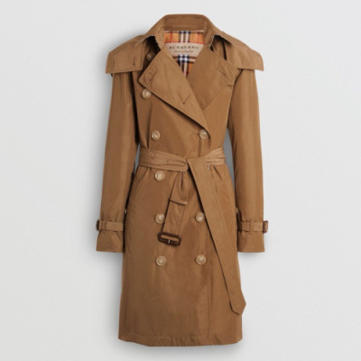 Burberry 2019 Womens Vintage Cotton Trench Coat - 버버리 2019 여성 빈티지 코튼 트렌치 코트 Bur0971x.Size(s - xl).브라운