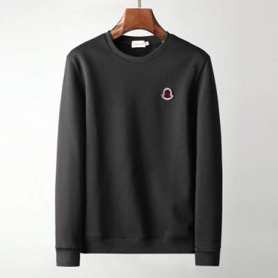 Moncler 2019 Mens Logo Cotton Man-to-man - 몽클레어 2019 남성 로고 코튼 맨투맨 Moc0660x.Size(s - 2xl).블랙