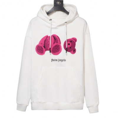 Palm Angels 2019 Mm/Wm Logo Oversize Cotton Hood Tee - 팜 엔젤스 남자 로고 오버사이즈 코튼 후드티 Pam0014x.Size(s - l).화이트