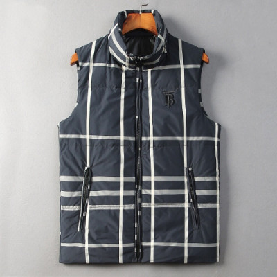 Burberry 2019 Mens Logo Dowm Padding Vest - 버버리 2019 남성 로고 다운 패딩조끼 Bur0988x.Size(l - 5xl).네이비