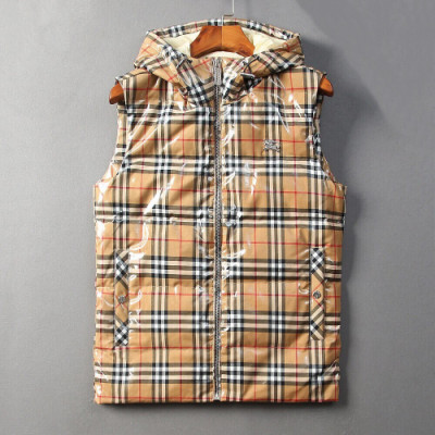 Burberry 2019 Mens Logo Dowm Padding Vest - 버버리 2019 남성 로고 다운 패딩조끼 Bur0989x.Size(m - 4xl).베이지