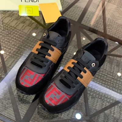 Fendi 2019 Mens Running Shoes - 펜디 2019 남성용 런닝슈즈 FENS0116,Size(240 - 270).블랙+레드