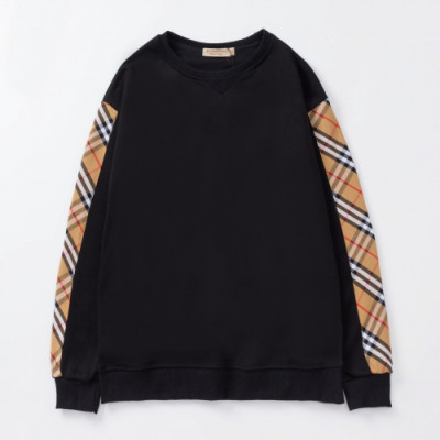 Burberry 2019 Mens Logo Cotton Man-to-man - 버버리 2019 남성 로고 코튼 맨투맨 Bur1019x.Size(m - 2xl).블랙