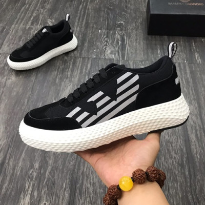 Armani 2019 Mens Sneakers  - 알마니 2019 남성용 스니커즈 ARMS0009,Size(240 - 270).블랙