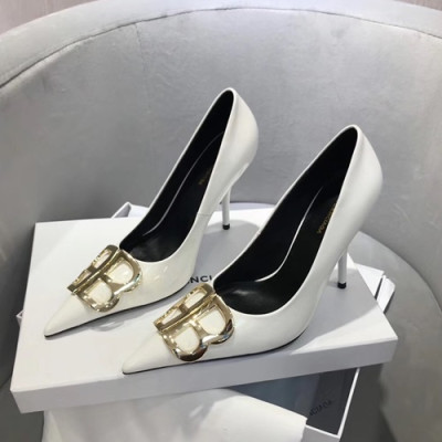 Balenciaga 2019 Ladies Leather Pumps High Heel - 발렌시아가 2019 여성용 레더 펌프스 하이힐 BALS0052.Size(225 - 245).화이트