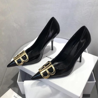 Balenciaga 2019 Ladies Leather Pumps High Heel - 발렌시아가 2019 여성용 레더 펌프스 하이힐 BALS0052.Size(225 - 245).블랙