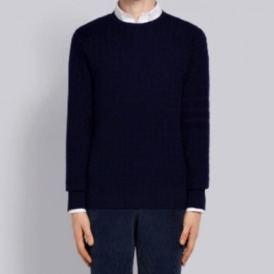 Thom Browne 2019 Mens Strap Crew-neck Sweater - 톰브라운 2019 남성 스트랩 크루넥 스웨터 Thom0209x.Size(m - 2xl).네이비