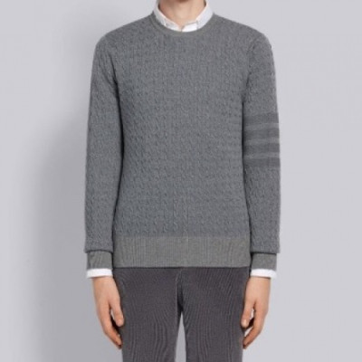 Thom Browne 2019 Mens Strap Crew-neck Sweater - 톰브라운 2019 남성 스트랩 크루넥 스웨터 Thom0210x.Size(m - 2xl).그레이