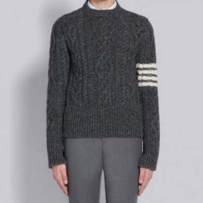 Thom Browne 2019 Mens Strap Crew-neck Sweater - 톰브라운 2019 남성 스트랩 크루넥 스웨터 Thom0211x.Size(m - 2xl).다크그레이