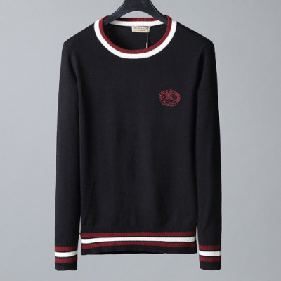 Burberry 2019 Mens Retro Logo Crew - neck Sweater - 버버리 2019 남성 레트로 로고 크루넥 스웨터  Bur01047x.Size(m - 3xl).블랙