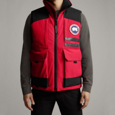 Canada goose 2019 Mens Casual Padding Vest - 캐나다구스 2019 남성 프리스타일 패딩 조끼 Can0117x.Size(xs - 2xl).레드