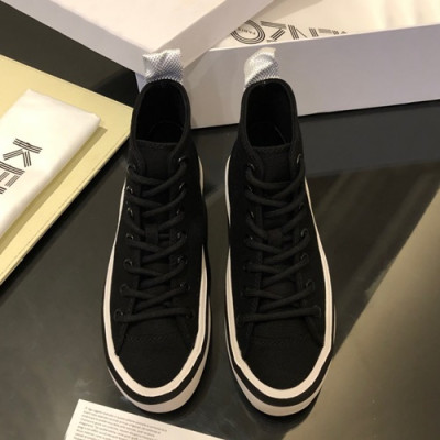 Kenzo 2019 Ladies Canvvas Sneakers - 겐조 2019 여성용 캔버스 스니커즈,KENS0008,Size(225-245),블랙