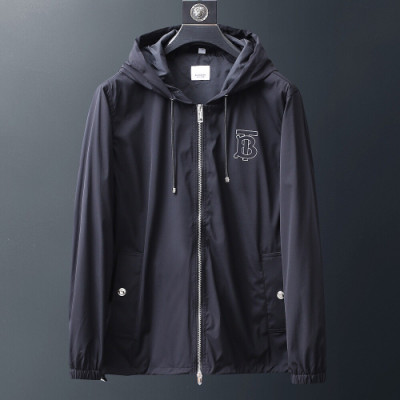 Burberry 2019 Mens Casual Hood Jacket - 버버리 2019 남성 캐쥬얼 후드자켓 Bur1052x.Size(m - 3xl).블랙