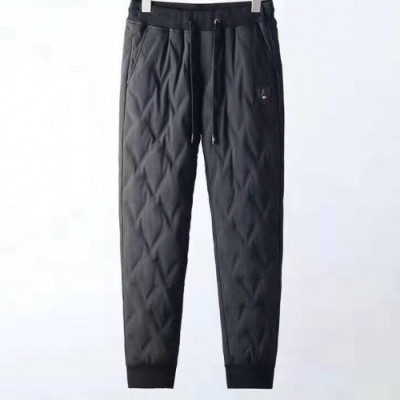 Moncler 2019 Mens Casual Logo Down Pants - 몽클레어 2019 남성 캐쥬얼 로고 다운팬츠 Moc0721x.Size(30 - 40).블랙