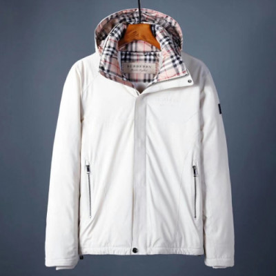 Burberry 2019 Mens Casual Hood Padding Jacket - 버버리 2019 남성 캐쥬얼 후드 패딩자켓 Bur01056x.Size(m - 3xl).화이트