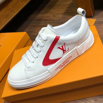 Louis vuitton 2019 Mens Leather Sneakers  - 루이비통 2019 남성용 레더 스니커즈 LOUS0255,Size(240 - 270).화이트