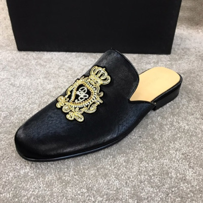 Dolce&Gabbana 2019 Mens Leather Bloafer - 돌체앤가바나 2019 남성용 레더 블로퍼 DGS0058,Size(240 - 270).블랙