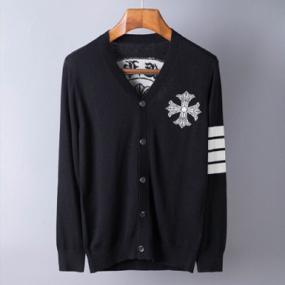 Chrome Hearts 2019 Mens Wool Cardigan - 크롬하츠 2019 남성 울 가디건 Chr0039x.Size(m - 3xl).블랙